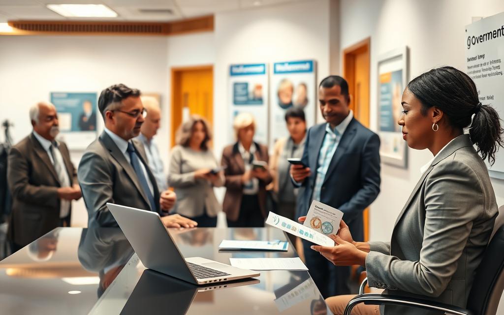 benefícios do governo e cidadania financeira